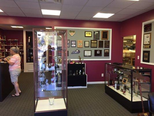 They remodeled the showroom a few years back. It's spacious and has lots of examples of available items.