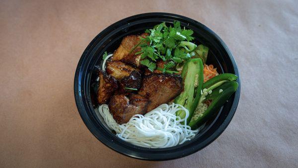 Char Siu Rice Noodle Bowl