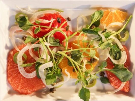 Refreshing new fall/ winter salads! [watercress, fennel, & citrus salad]