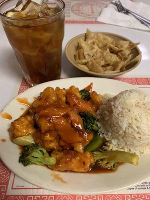 Orange chicken