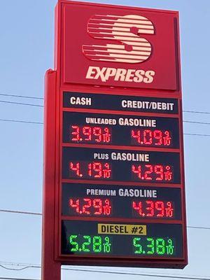 Some of the Better prices in SF for Gas