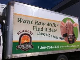 Utah's only grocery store selling REAL raw milk (unpasteurized and un-homogenized).  Fresh from the farm in Redmond, Utah.