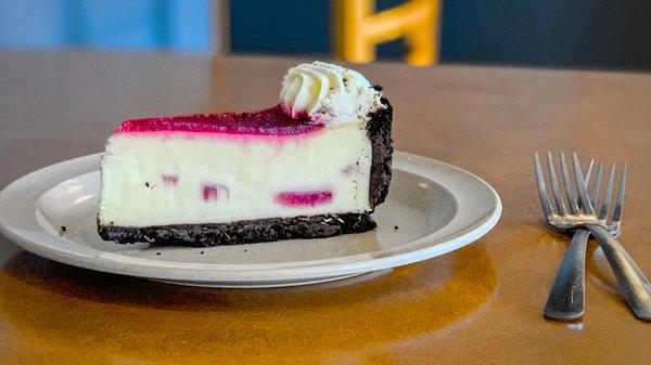 Chocolate Raspberry Cheesecake