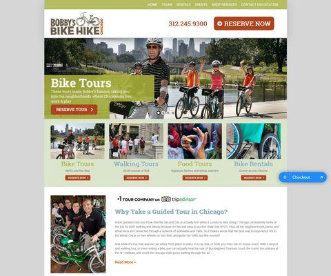 Bobby's Bike Hike - Freelance Web Project