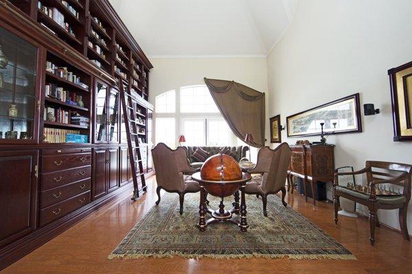 Homes with Libraries and Home Theatres