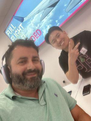 T mobile emlpyee amazing service ask for him