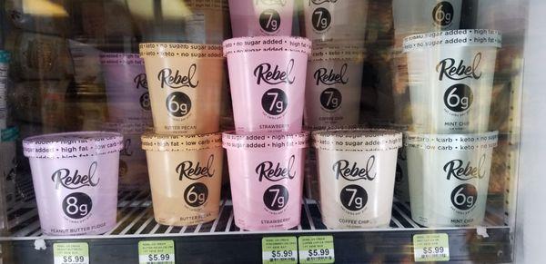 Rebel Creamery - Low carb,  Sugar free ice cream.