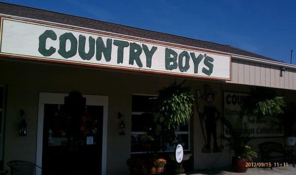 Country Boy's Garden Center Greenhouse