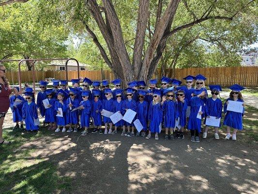 Graduation Day!  Ready for kindergarten