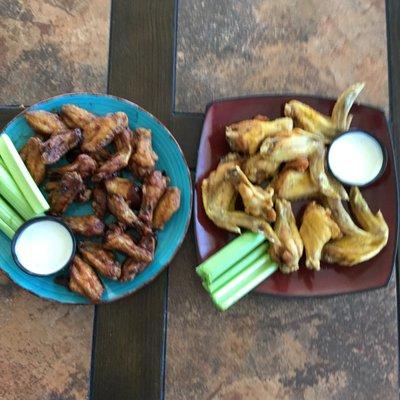 Your choice, big meaty wings or small crispy wings. Whats your favorite?