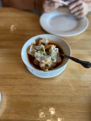 A6. Wonton in Hot Chili Oil