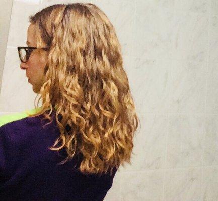 8 months post perm and cut