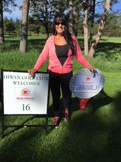 Bear Woman Enterprises LLC sponsors the Rocky Mountain Indian Chamber's annual golf tournament.