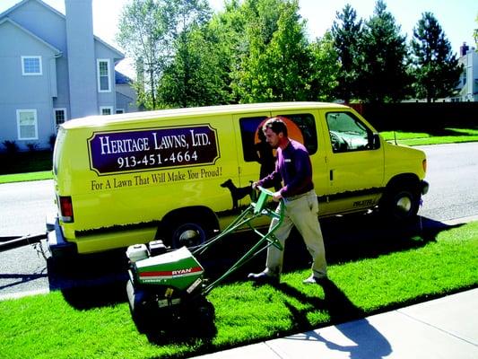 Heritage Lawn Seeding