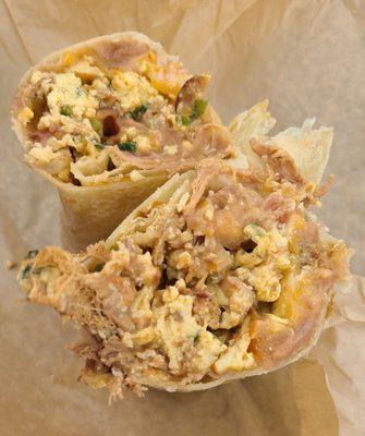 Machaca Breakfast Burrito