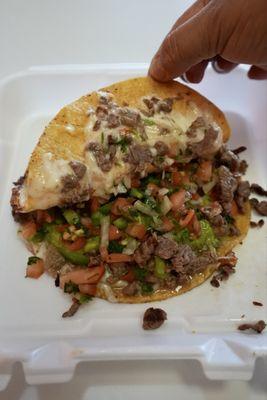 Carne asada mulita