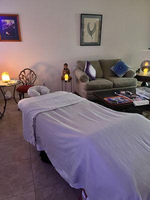 Massage room - Travel Set Up