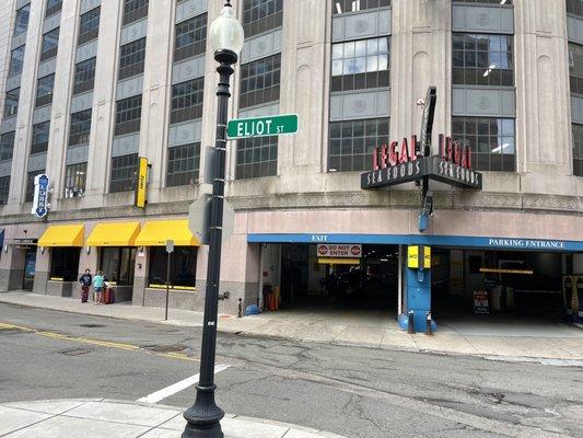 Hertz is the yellow awnings on the left At the intersection of Columbus and Elliot