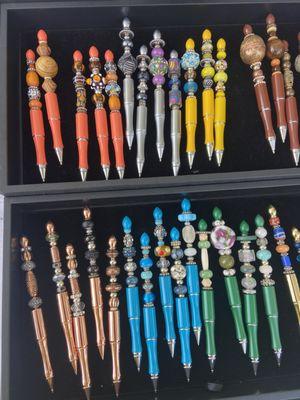 Handmade ink pens by KJOY Peters.