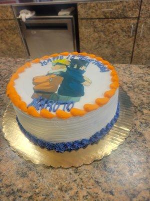 Naruto birthday cake!