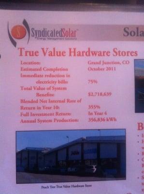 True Value - Solar Powered by Syndicated Solar