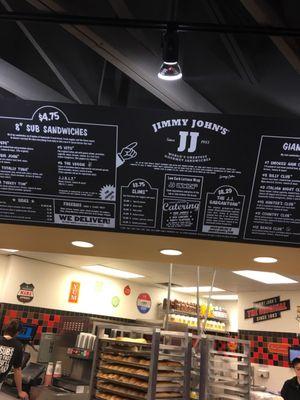 Awesome menu with lots of sub choices