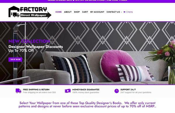 Factory Direct Wallpaper Website