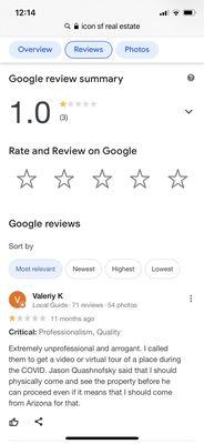 Google review