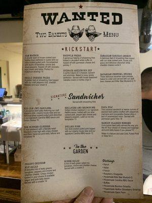 Menu Front