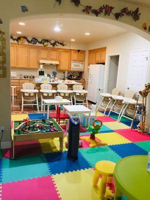 Dining area, neat and clean, foods are awesome!