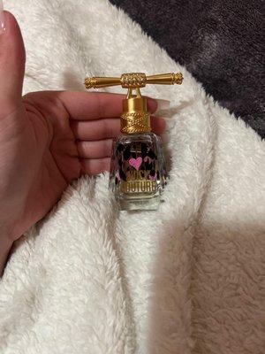 This was the perfume for 20$ tiny ass bottle. And not refundable just great. Can't even offer a refund.