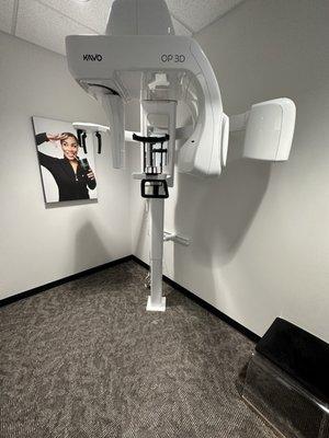 This is the 3D scanner for a full scan of your mouth.