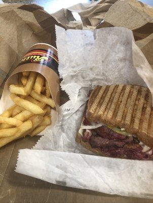 Pastrami's and corn beef sandwich