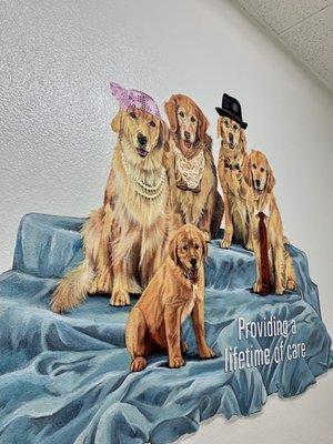 Exam room mural