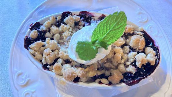 Mouth watering Blueberry Cobbler