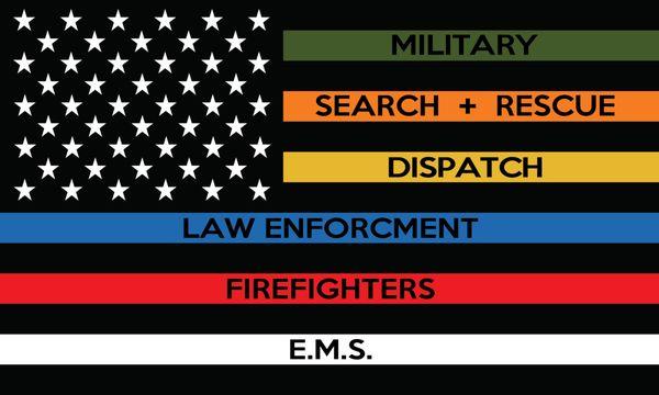 The USA HEROES Thin Line Flag  Available for purchase @  https://holisticministries.abmp.com/usa-heroes-thin-line-flag