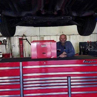 Doc and his massive Snapon Tool Box 6/2018