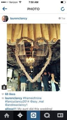 Barn burlap and lace wedding