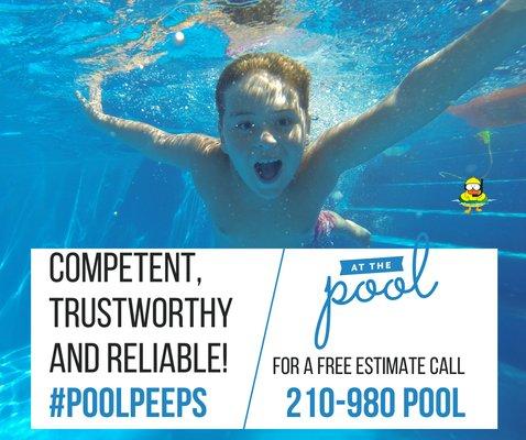 We're ready to help you decide which service package serves your particular needs and are happy to perform exactly what your pool requires.