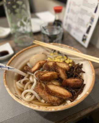 Crispy Chicken Udon