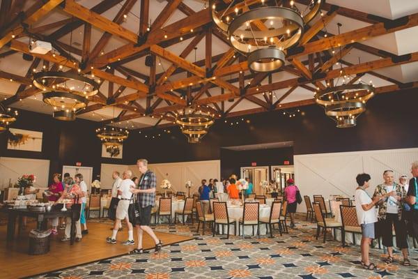 The Skyline Ballroom at the Shenandoah Lodge. Photo by Purple Fern Photography