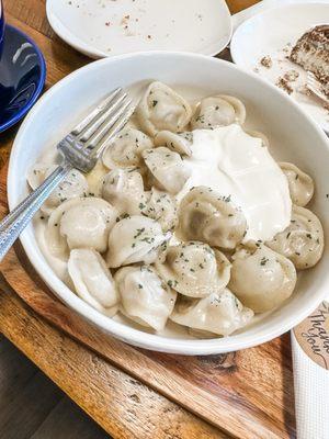 Chicken and pork pelmeni