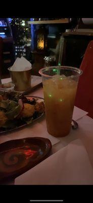 HUGE drinks! Mango guava was delicious