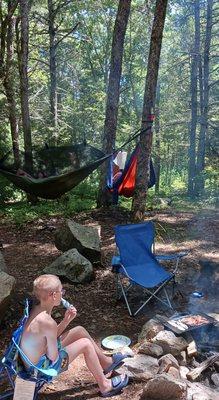 Breakfast at Natures Campsite!