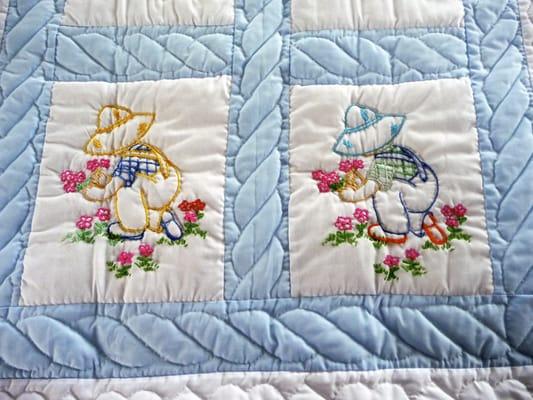 Amish Infant Quilt - pattern is Overall Sam.