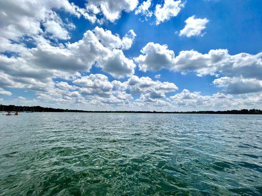 gorgeous day for a pedal boat ride! 7.9.22