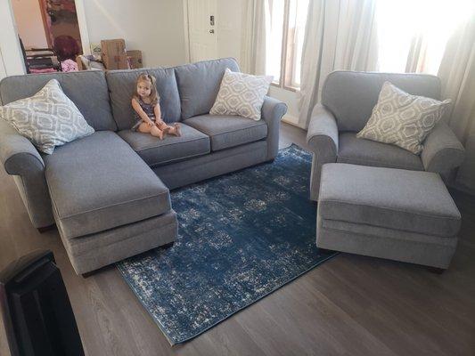 Our new couch & chair!