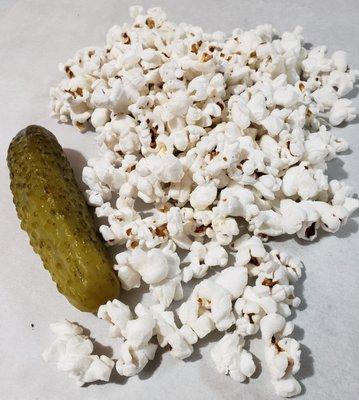 Dill Pickle - white hull less popcorn with dill pickle seasonings