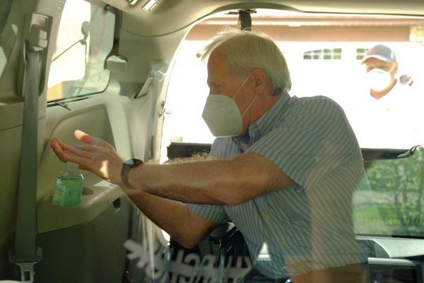 Complimentary Hand Sanitizer & Masks for Drivers and Passengers.