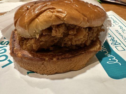 Ghost pepper chicken sandwich